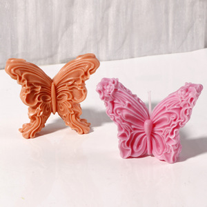 Butterfly Shaped <b>Candle</b> <b>Mold</b> Transparent White For Scented <b>Candles</b> Baking Cake Chocolate Soap Making Craft Tools - Product Image 2