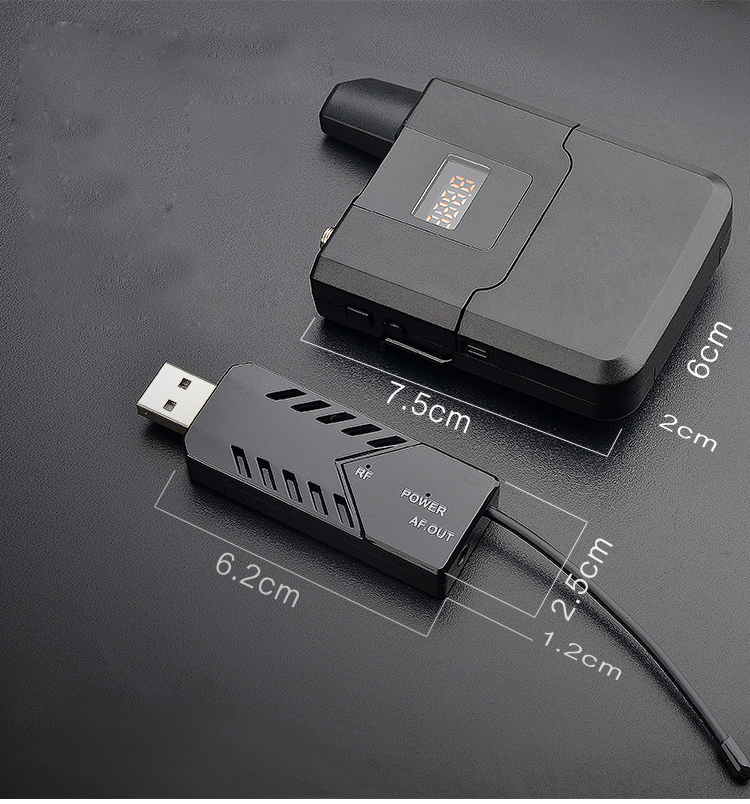 Auricular micrófono Collar USB de la computadora de solapa inalámbrico mini micrófono para teléfono con cámara profesor entrevista Iglesia streaming