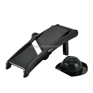 Trancheuse mandoline réglable en acier inoxydable pour cuisine avec gants résistants aux coupures Fonctionnement manuel - Product Image 6