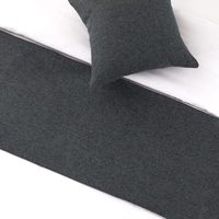 Ensemble de couvre-lit simple et taie d'oreiller décorative de luxe pour hôtel 5 étoiles, en satin 100% polyester, vente en gros