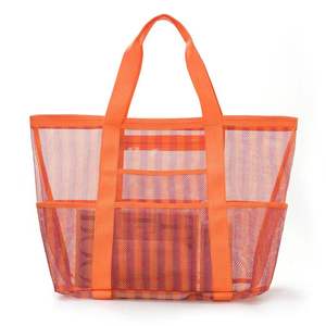 Bolsa de Natación de Malla de Gran Capacidad para Viajes, Uso en la Playa, Multifuncional, para Guardar Trajes de Baño - Product Image 5