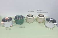 Cuiseur électrique 1,5 L au design unique de l'usine avec cuiseur à vapeur polyvalent antiadhésif électrique poêle à frire cuiseur vapeur