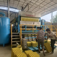 Mesin pembuat telur karton daur ulang kertas limbah otomatis 5000 buah/jam