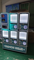 Mesin penjual otomatis mainan kapsul gacha logam WANGERBAO Jepang, beroperasi dengan koin, layanan OEM pabrik dengan mesin token.