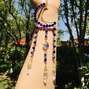 Lampe <span class=keywords><strong>Démon</strong></span> DIY en Gros, Style Feng Shui, Luminaire Suspendu, Attrape-soleil en Cristal pour Décoration Intérieure, Attrape-soleil en Cristal Œil de Soleil - Product Image 1