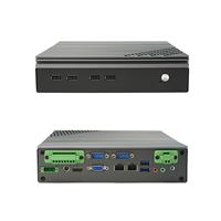 Moins cher 13e pc sans ventilateur industriel 1315U 1335U 1355U large support de tension 9 ~ 36V 2 * COM 6 * USB 2 * LAN mini pc industriel sans ventilateur