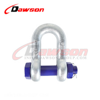 Manille à vis à chaîne DAWSON de type US en alliage forgé S6 pour levage marin
