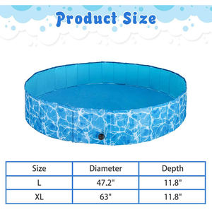 कुत्तों के लिए गर्म inflatable पूल पालतू जानवरों के लिए पालतू स्नान राउंड लाउंज पंजे पालतू कुत्ते हड्डी के आकार के कुत्ते पैडलिंग पूल - Product Image 2