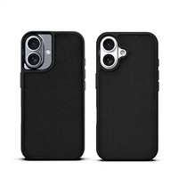Coque de téléphone en TPU et PC de haute qualité avec rainure arrière de 1,2 mm pour sublimation, compatible avec iPhone 16/16Pro Max 16 Plus/16E, coque vierge