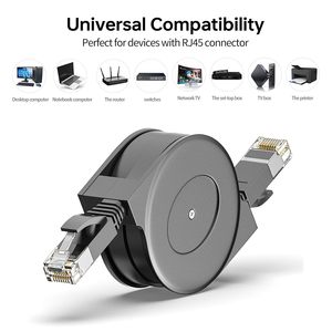 Có thể thu vào cáp Ethernet Cat6 cáp Ethernet phẳng LAN Cáp tốc độ cao ngoài trời Ethernet vá dây cho máy tính xách tay du lịch - Product Image 5