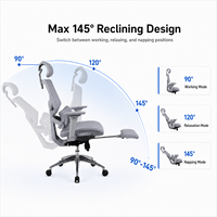 Chaise de bureau ergonomique personnalisée de haute qualité avec dossier haut et design en maille pour le bureau à domicile – Vente en gros directe usine