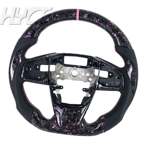 <span class=keywords><strong>พวงมาลัย</strong></span>หนังคาร์บอนไฟเบอร์สไตล์รถแข่งแบบกำหนดเอง เหมาะสำหรับรถยนต์ฮอนด้าซีวิค แอคคอร์ด ซีอาร์วี เอชอาร์วี รุ่นที่ 10 และ 11 - Product Image 2