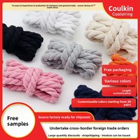 2026 nouveau KJ Hotsale lacets en coton Extra épais personnalisés 8mm lacets de chaussures en corde torsadée pour baskets