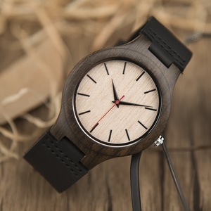 DODO DEER Orologi <span class=keywords><strong>in</strong></span> Legno di Ebano di Tendenza dalla Cina, <span class=keywords><strong>Orologio</strong></span> da <span class=keywords><strong>Uomo</strong></span> alla Moda <span class=keywords><strong>con</strong></span> Logo Personalizzato e <span class=keywords><strong>Cinturino</strong></span> <span class=keywords><strong>in</strong></span> <span class=keywords><strong>Pelle</strong></span> - Product Image 2