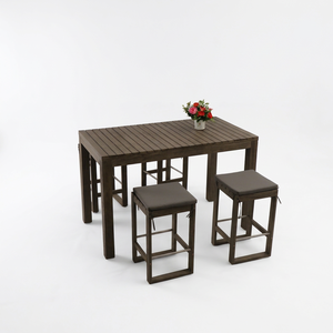 Juego de Barra Multiusos Stanford de Madera Natural para Mostradores de Cafeterías, Interiores de Pubs y Compradores Mayoristas Internacionales - Product Image 1