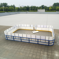 Panneau de protection pour patinoire synthétique en HDPE/PE résistant aux UV pour extérieur – Barrière murale professionnelle pour hockey sur glace, découpe facile pour la patinage