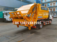 Camion de transport de déchets ISUZ 4x2 avec transmission manuelle et moteur diesel à vendre