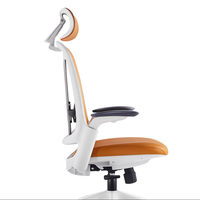 Chaise de direction élégante en cuir avec mécanisme de basculement synchrone, chaise de bureau ergonomique à dossier haut pour espaces de travail de luxe
