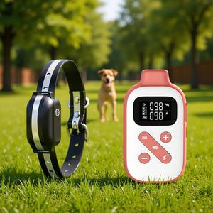 Collar de Adiestramiento Antiladridos para Perros, Venta al Por Mayor de Fábrica, 3 en 1, con Control Remoto, 100 Niveles de Vibración y Choque, para Perros Pequeños y Grandes - Product Image 1