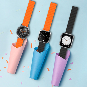 RYB Nouveau Design Bracelet Magnétique En Silicone Bandes De Style DIY pour Huawei Samsung <span class=keywords><strong>Watch</strong></span> 20 22mm - Product Image 2