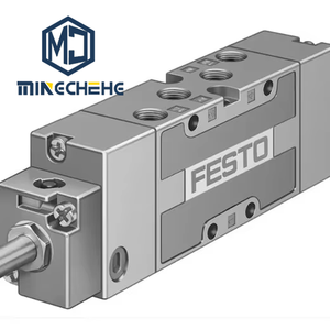 Válvula Solenoide Neumática Industrial MFH-5/3G-1/8-B Serie 30484, Válvula Neumática de 5/3 Vías con Puerto Roscado G1/8 para Sistemas de Automatización - Product Image 1