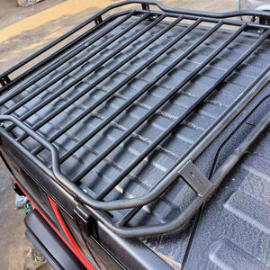 Bagages de transporteur de cargaison de galerie de toit de panier de dessus rigide noir <span class=keywords><strong>pour</strong></span> Jeep Wrangler JK JL Gladiator JT 2007 + JL1297 - Product Image 5