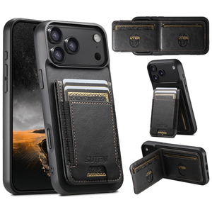 Étui Portefeuille Magnétique en Similicuir Compatible avec la Recharge Sans Fil et Support Téléphone pour iPhone 17 Pro Max 16 15 14 - Product Image 2