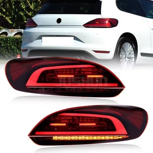 Nouvel ensemble de feux arrière LED clairs pour <span class=keywords><strong>Scirocco</strong></span> 2009-2014 avec 6000K couleur Temp 4000 Lumens feux de freinage feux de croisement/feux de croisement - Product Image 1