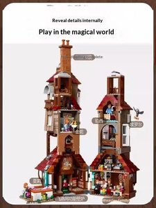 Set di 40 Blocchi di Costruzione in Plastica, Kit Fai-da-Te per Serie Fantasy, Collezione Life, Giocattolo Educativo per Ragazzi, Modello da Assemblare, Regalo - Product Image 3