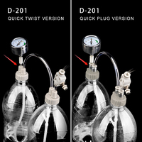 Accessoires d'aquarium Modèle D201 Bouteille en plastique Coca-Cola DIY Générateur de CO2 Écologique pour Aquarium Planté 200mL Salon