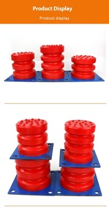บัฟเฟอร์โพลียูรีเทนสำหรับเครน JHQ JHQ-C-3 บัฟเฟอร์สำหรับกลไกการเคลื่อนที่ของรถลากเครนเหนือศีรษะและป้องกันการชนสะพาน - Product Image 3