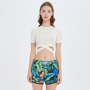 Shorts de Playa Casuales para Hombre y Mujer, Transpirables, Elásticos en Cuatro Direcciones, Traje de Baño de Poliéster, Mismo Estilo para Todas las Tallas - Product Image 4