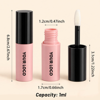Tube cosmétique 1 ml, emballage personnalisé avec logo, conteneur pour blush liquide, bronzer liquide, marque privée, OEM, ODM, tube vide pour blush liquide