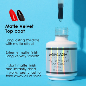 SAGALAGA 15ml Nano Crystal Top Coat Ultra Brillant Fini Verre Vernis à Ongles Gel UV LED Anti-Taches Résistant aux Rayures - Product Image 5