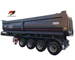 Factory Direct Sale 3 Axles 12 wheels 50Ton Dump trailer tipping Tipper semi trailer