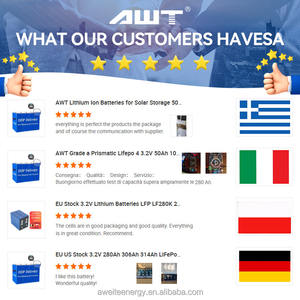 เซลล์ลิเธียม AWT US/EU Stock LF280K MB31 <span class=keywords><strong>3</strong></span>.2v 314Ah 330Ah เกรด A Lifepo4 สำหรับระบบกักเก็บพลังงานแสงอาทิตย์ภายในบ้าน - Product Image 6