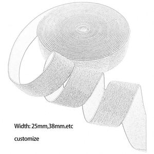 Double Side Different Color Golden Jacquard Flat Webbing Custom Size for Garment Accessories - Product Image 4