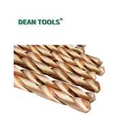 Jeu de forets TCT anti-étincelles de qualité professionnelle industrielle, tige droite de 8 mm pour le perçage du métal