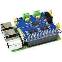 Carte d'extension CAN bus double canal Raspberry Pi 4B de 4e génération avec module SPI de communication CAN isolé STM32