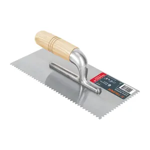 Master con 24 unidades Paleta 11 'triangular con muescas, 6 remaches, madera MgO, Truper - Product Image 1