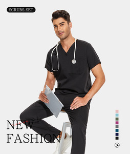 Uniformes Médicos de Alta Calidad para Hombres y Mujeres, Fabricantes OEM Personalizados, Conjuntos de Uniformes para Enfermeros y Doctores 2024, Uniformes Médicos al por Mayor - Product Image 4