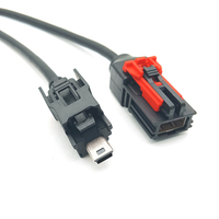 Cable Adaptador de Datos con Conector USB Mini Recto a Conector Macho HSAL-2 de 12 Pines para GM