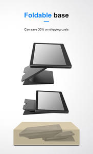 15.6 + 11.6-inch Màn hình kép cảm ứng <span class=keywords><strong>POS</strong></span> hệ thống tất cả-trong-một Máy <span class=keywords><strong>VFD</strong></span> Hiển thị hỗ trợ M.2 2.5 đĩa cứng cắm và rút - Product Image 6