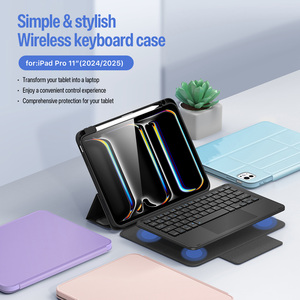 <strong>Wireless</strong> Keyboard Case for iPad Pro 11 2025 with Multi Touch <strong>Trackpad</strong> and Detachable Magnetic Stand - Product Image 2