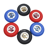 Roue en caoutchouc tout-terrain 8 "200MM COULEUR BLEUE pour Longboard Mountainboard Remplacement des pièces de Scooter