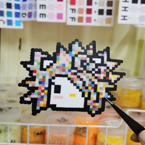 Handmade Plastic Beads 2.6mm Mixed Colors 500g DIY <b>Craft</b> Kit For Art Projects - Product Image 1