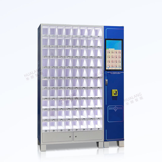 Factory Direct Touch-operated Smart Vending Machine 80 Doors Independent Lock Control Locker Vending Machine for Sanitary Pads