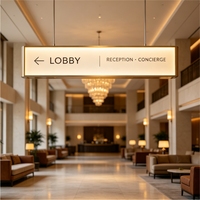 Boîte à lumière LED et néon en acrylique sur mesure, cube éclairé sur quatre côtés, signalétique publicitaire directionnelle, étanche IP65 pour les magasins