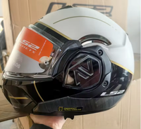 Casques intégraux modulables ECE 22 06 LS2 FF906 pour moto, double visière intégrée, Capacete Casque Casco Moto