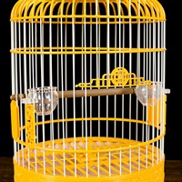 Cage de reproduction pour oiseaux de compagnie (perruches, hérissons, etc.) en forme de coquille de perle d'hortensia, avec conception anti-évasion, taille moyenne, vente en gros d'usine
